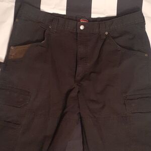 Black wranglers with brown trim 38x30